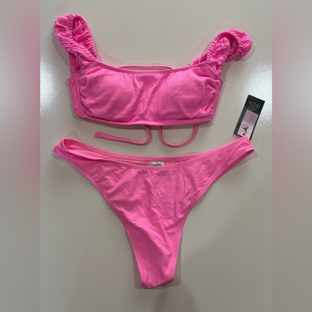 wild fable Bright Pink Bikini Set